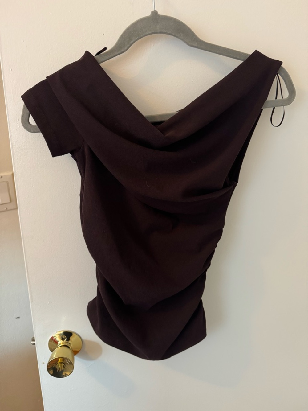 Zara maroon top
